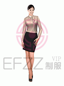 珠寶化妝品營(yíng)業(yè)員制服823