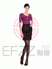 女職業(yè)裝短袖襯衫設(shè)計圖172