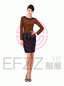 秋冬女職業裝設計圖405