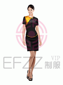 酒店中餐服務員制服設計圖955