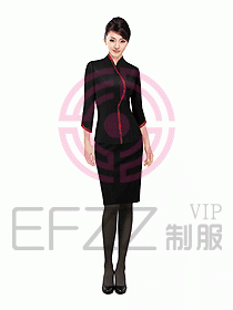 酒店中餐服務員制服設計圖959