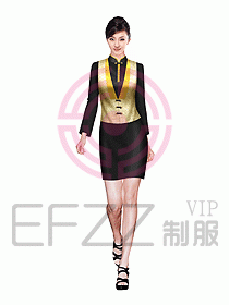 酒店中餐服務員制服設計圖969