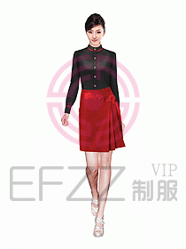 西餐服務員制服設計圖594