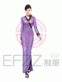 中餐咨客制服設計圖506