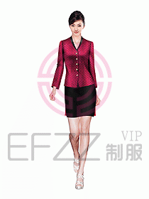 中餐服務員制服設計圖1004