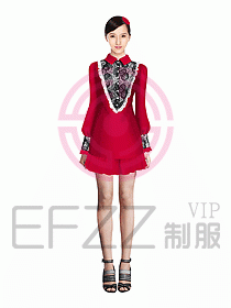 珠寶營業(yè)員制服設(shè)計(jì)圖931