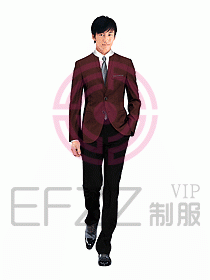 酒店部門經(jīng)理西服設(shè)計(jì)圖237