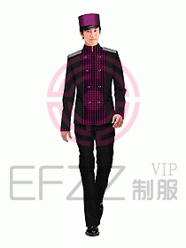 酒店門童制服設計圖607