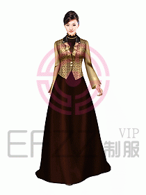 西餐咨客制服設計圖273