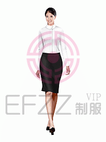 女職業(yè)裝長袖襯衫設計圖112