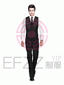 男職業裝馬夾設計圖046