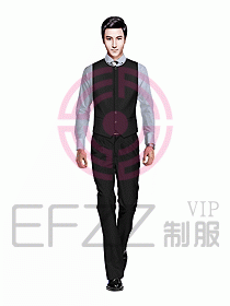 男職業裝馬夾設計圖045