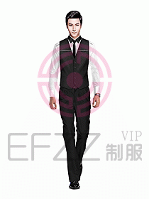 男職業裝馬夾設計圖047
