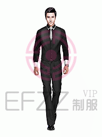 男職業裝馬夾設計圖049