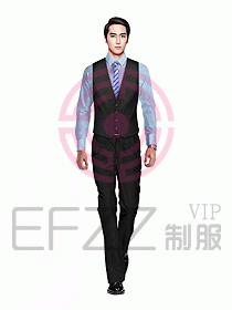 男職業裝馬夾設計圖068