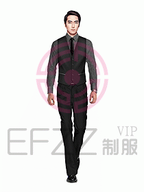 男職業(yè)裝馬夾設(shè)計(jì)圖094