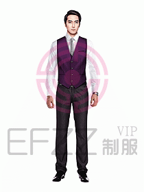 男職業裝馬夾設計圖100