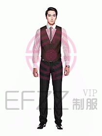 男職業裝馬夾設計圖102