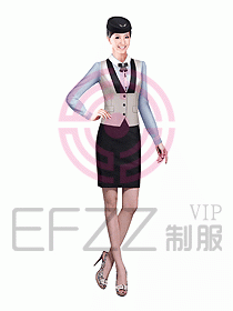 空姐服裝設計效果圖341