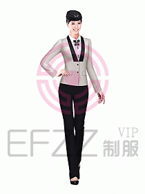 空姐服裝設計效果圖342