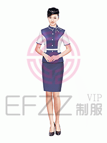 空姐服裝設計效果圖367