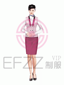 空姐服裝設計效果圖377
