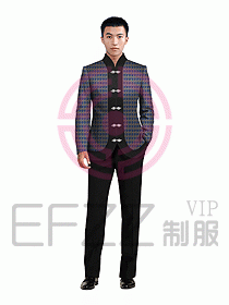 中餐服務員服裝設計效果圖1052