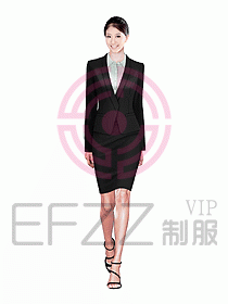 女職業(yè)裝設(shè)計效果圖605