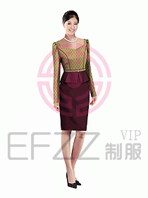 酒店總臺(tái)大堂制服設(shè)計(jì)圖397