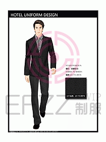 酒店總臺(tái)大堂制服設(shè)計(jì)圖418