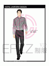 酒店總臺(tái)大堂制服設(shè)計(jì)圖416