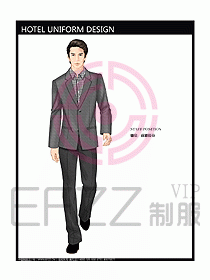 酒店總臺大堂制服設(shè)計圖424