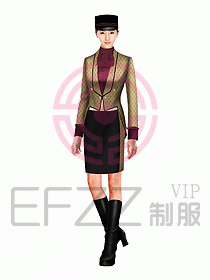 酒店門童制服設計效果圖645