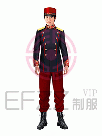 酒店門童制服設(shè)計效果圖658