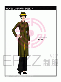 酒店門童制服設計效果圖666