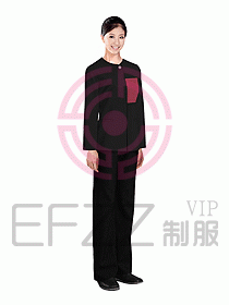 酒店客服服務員制服設計效果圖275