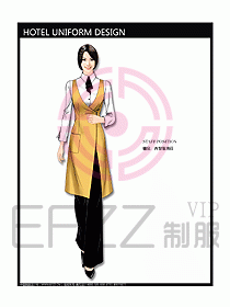酒店西餐服務(wù)生制服設(shè)計圖720