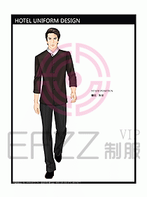 酒店客服服務(wù)員制服設(shè)計(jì)圖309