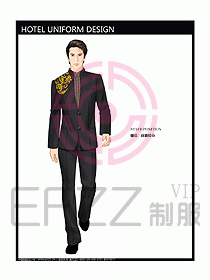 前臺(tái)服務(wù)生制服設(shè)計(jì)效果圖466