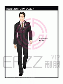 前臺服務(wù)生制服設(shè)計效果圖485