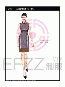 酒店中餐領班制服設計圖089