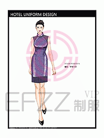 酒店中餐領班制服設計圖090