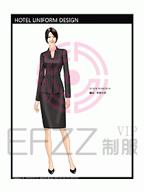 酒店中餐領班制服設計圖096