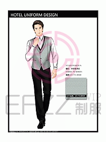 酒店西餐服務(wù)生制服設(shè)計圖765