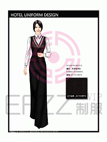 酒店西餐服務(wù)生制服設(shè)計圖764