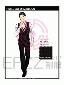 酒店西餐服務(wù)生制服設(shè)計圖763