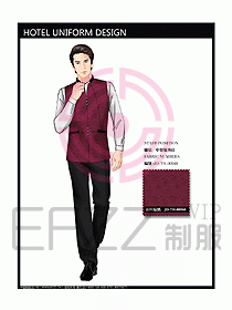 酒店中餐服務(wù)員制服設(shè)計圖1230