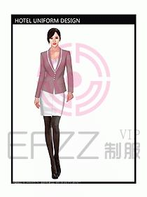 女時尚秋冬職業裝設計圖643