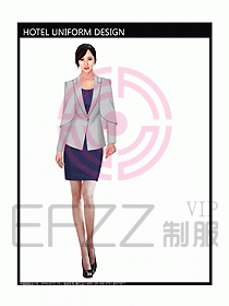 女時尚秋冬職業裝設計圖642