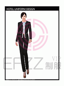 女時尚秋冬職業裝設計圖648